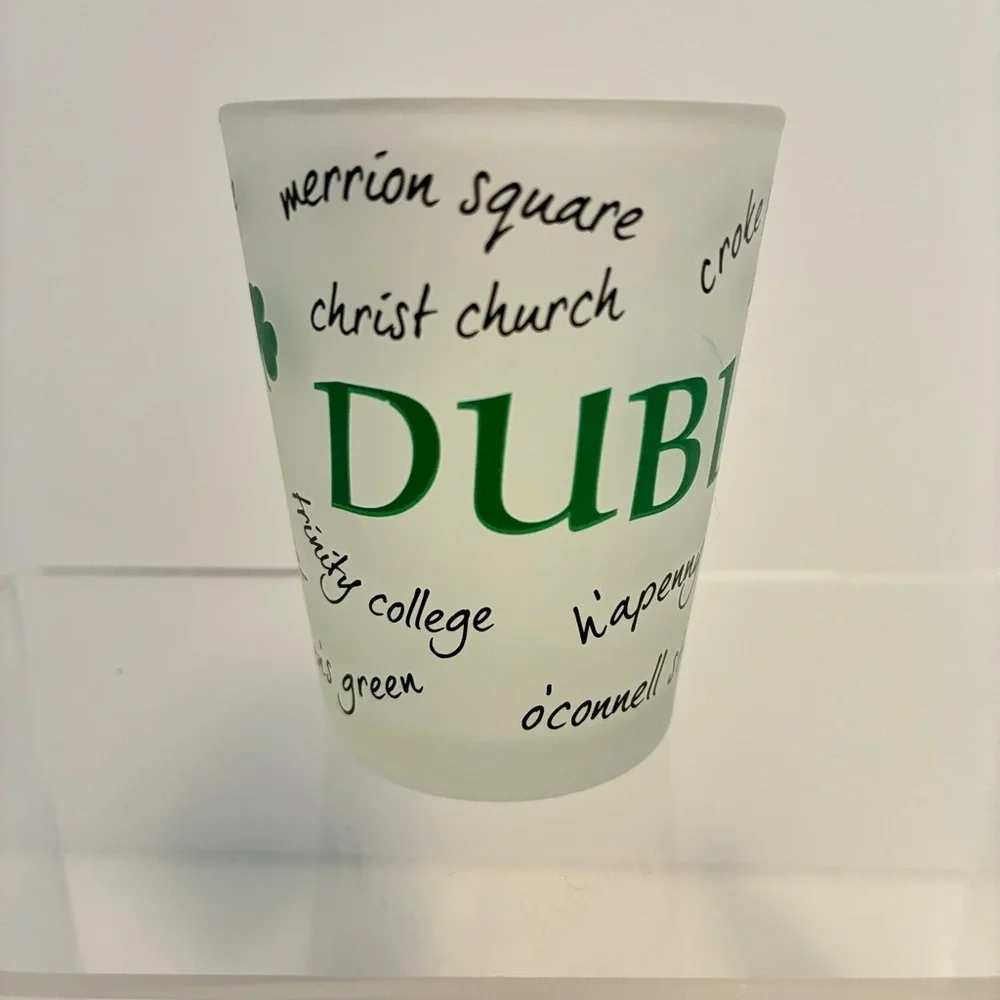 Dublin Ireland Souvenir Shot Glass New With Tag